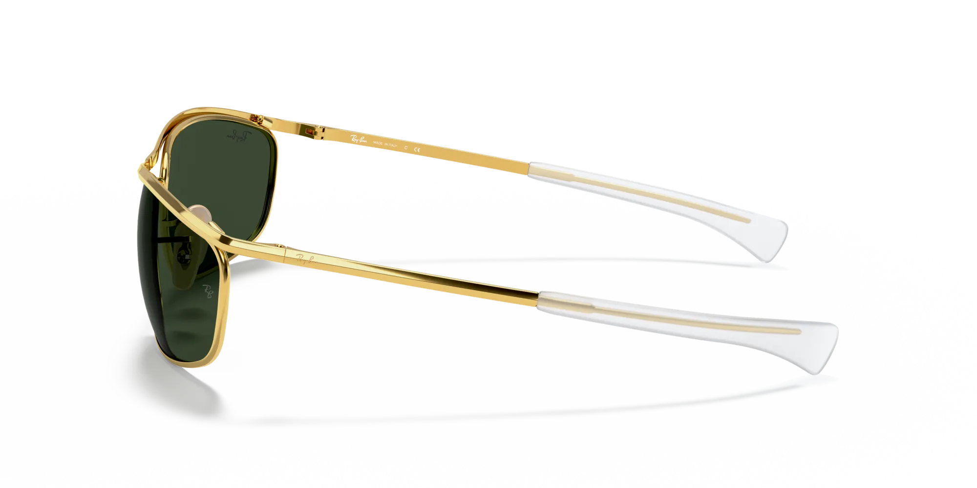Ray - Ban RB3119M OLYMPIAN I DELUXE 001/31 Occhiali da sole Metallo Oro G15 Rotonda Normale - immagine 4