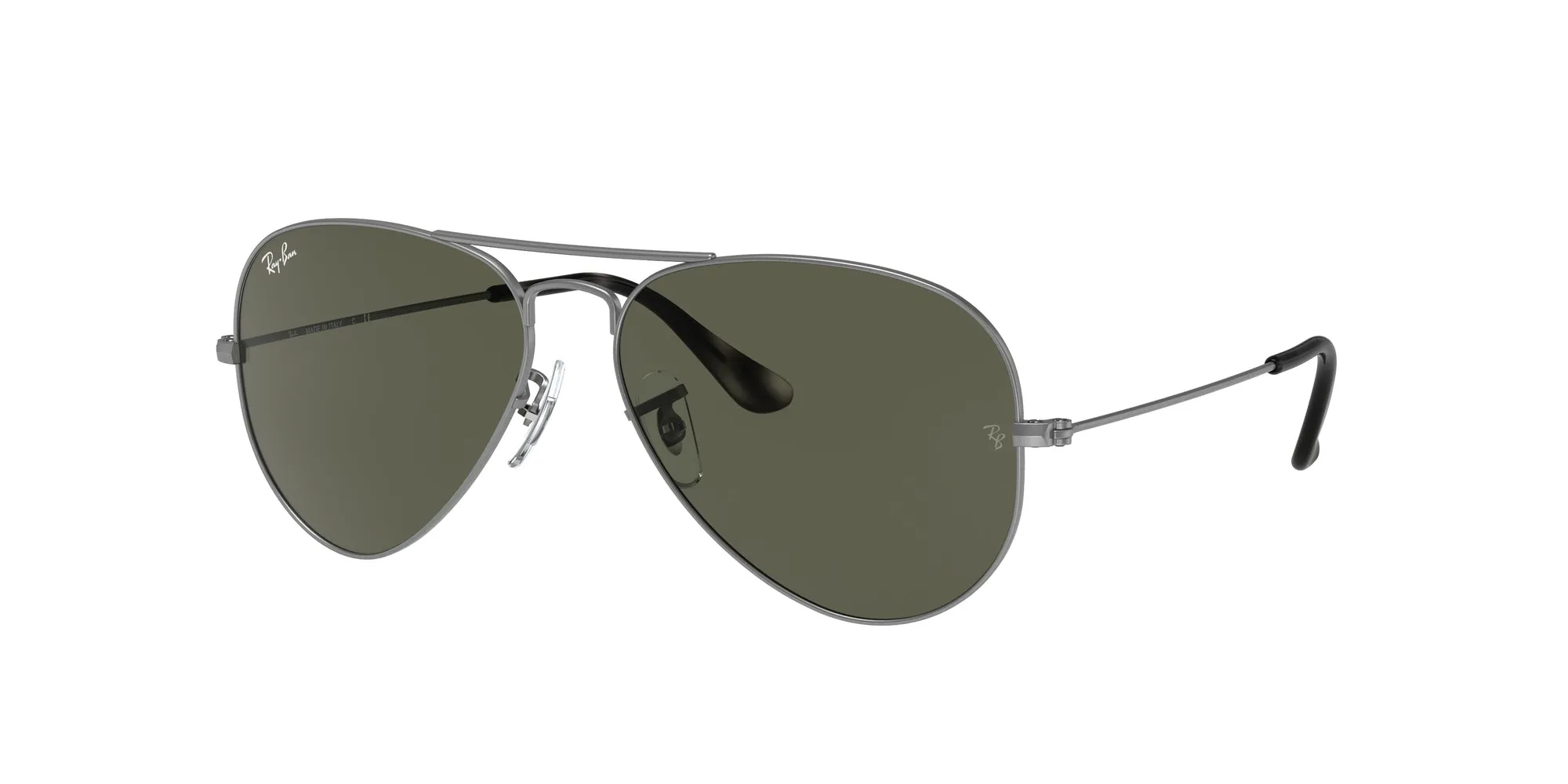 Ray - Ban RB3025 AVIATOR 919031 Occhiali da sole Metallo Grigio G15 Pilot Normale - immagine 1
