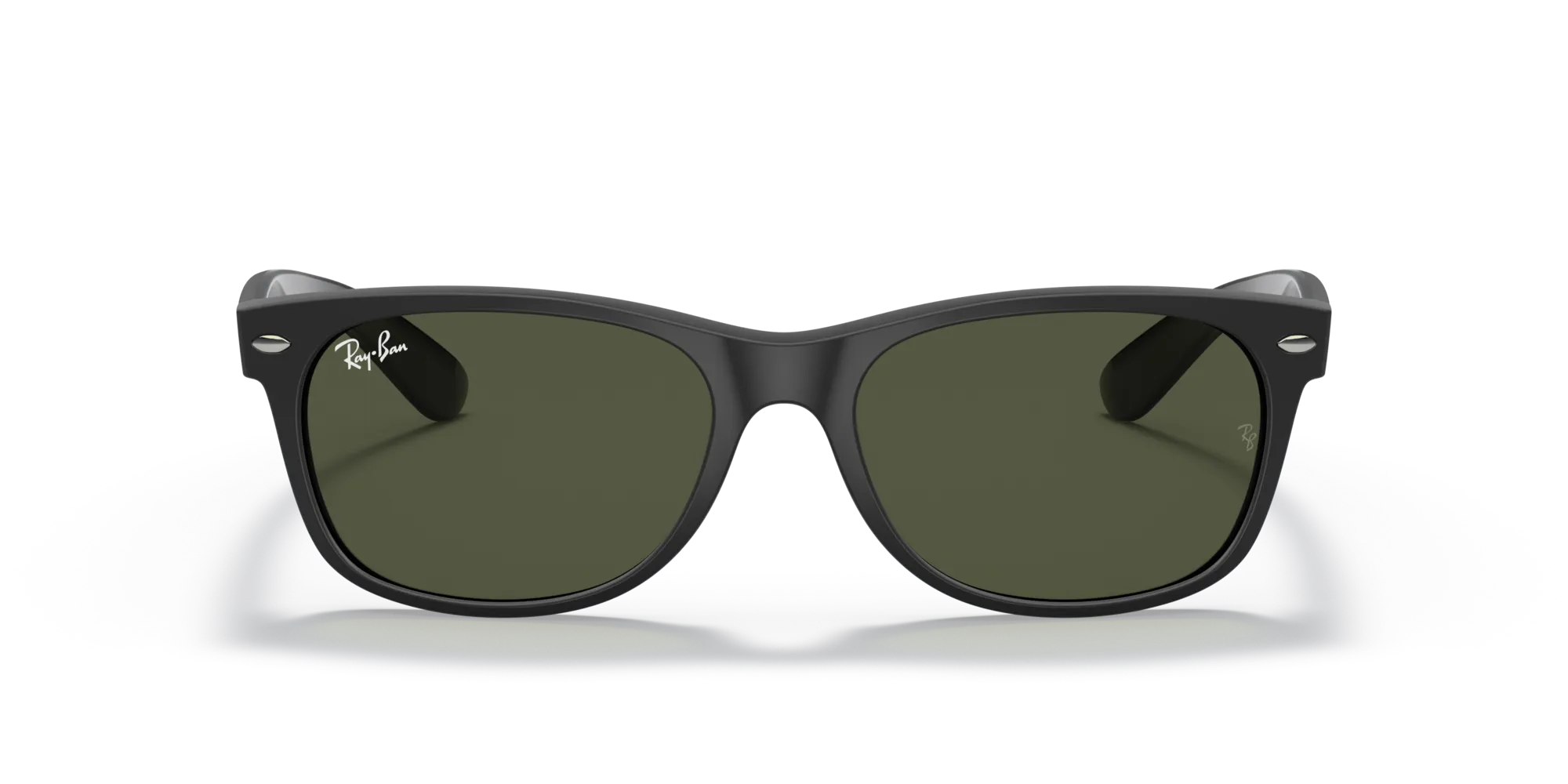 Ray - Ban RB2132 NEW WAYFARER 646231 Occhiali da sole Iniettato Nero G15 Squadrata Normale - immagine 3