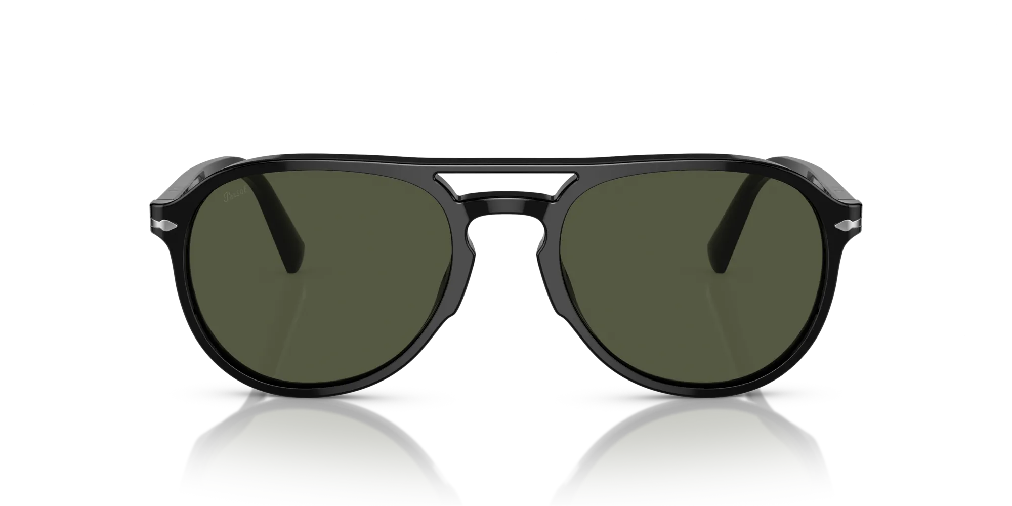 Persol PO3235S EL PROFESOR SERGIO 95/31 Occhiali da sole Acetato Nero Verde Pilot Normale - immagine 3