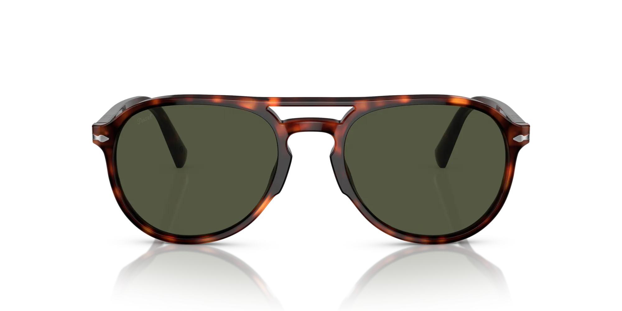 Persol PO3235S EL PROFESOR SERGIO 24/31 Occhiali da sole Acetato Tartaruga Verde Pilot Normale - immagine 3
