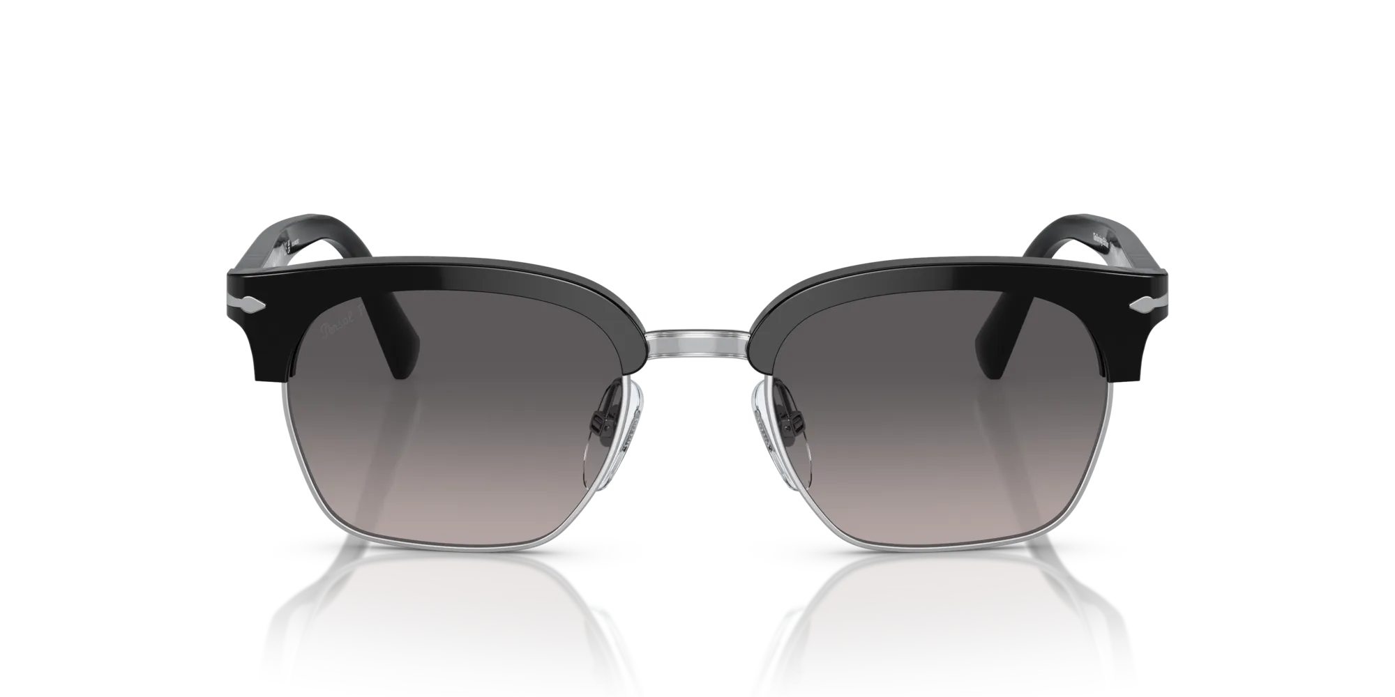 Persol PO3199S 1106M3 Occhiali da sole Acetato Nero Grigio Squadrata Polarizzata Sfumato - immagine 3