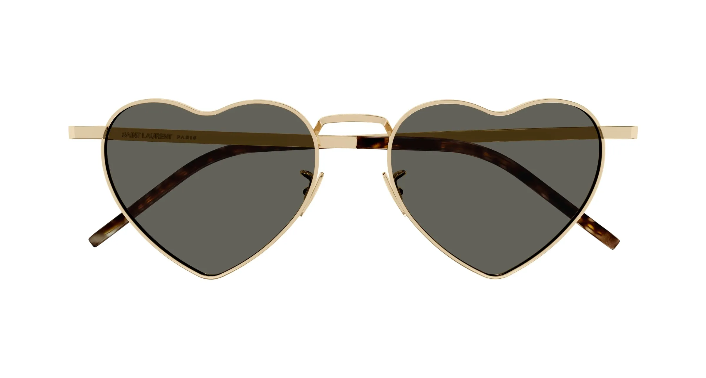 SAINT LAURENT SL 301 LOULOU 004 Occhiali da sole Metallo Oro Grigio Geometrica Normale - immagine 2