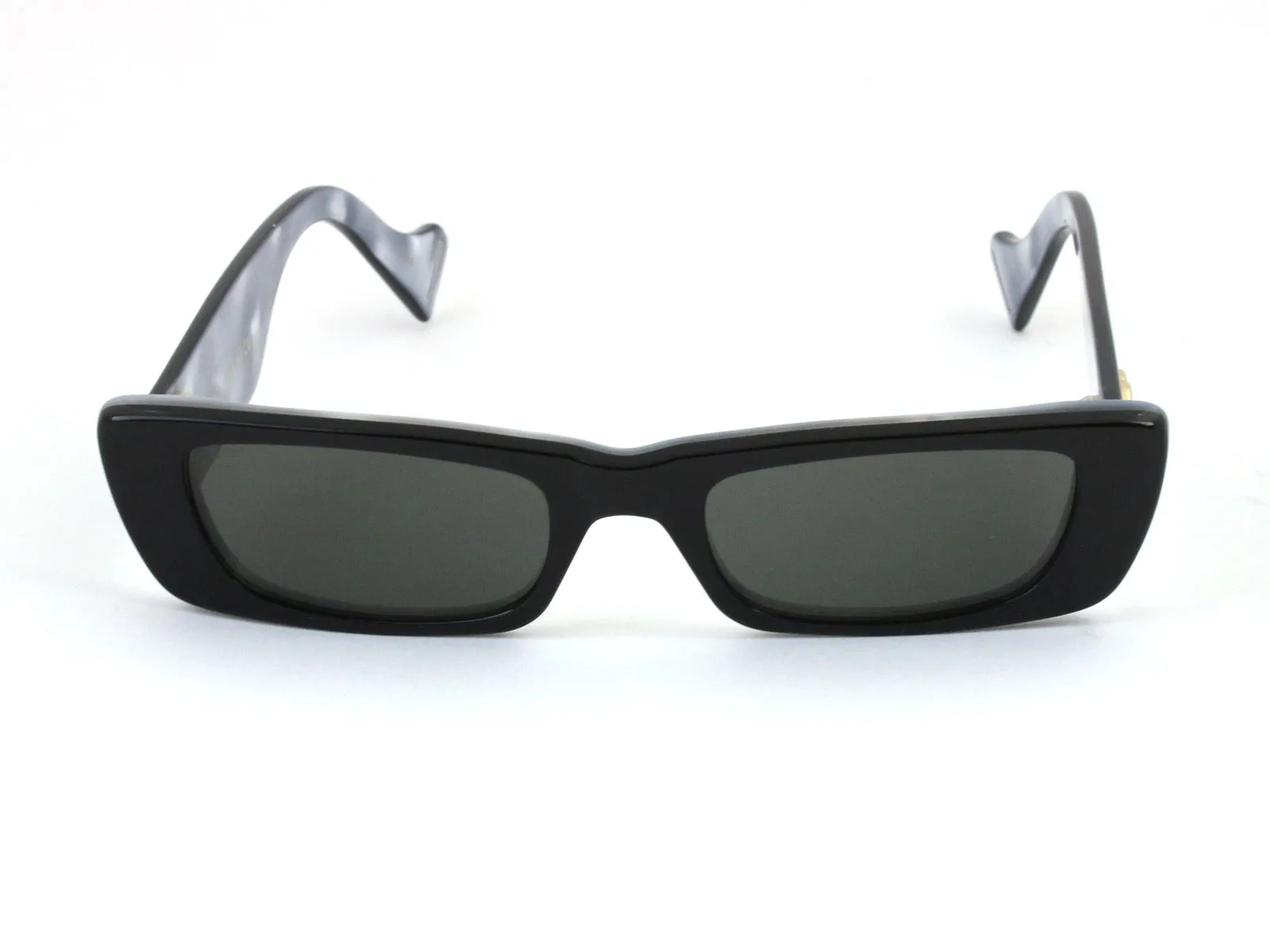 Gucci GG0516S 001 Occhiali da sole Acetato Nero Grigio Squadrata Normale - immagine 2