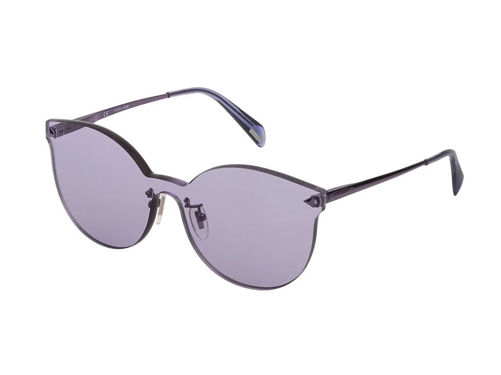 Police SPL935 LAGOON 1 0Q63 Occhiali da sole Metallo Viola Farfalla Normale - immagine 1