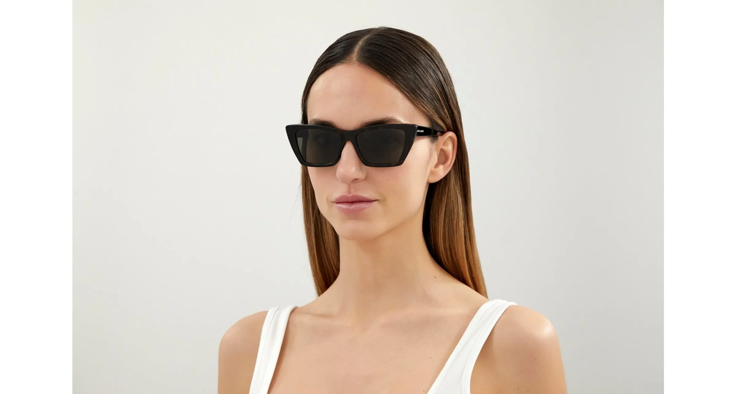 SAINT LAURENT SL 276 MICA 002 Occhiali da sole Plastica Havana Cat Eye Normale - immagine 4