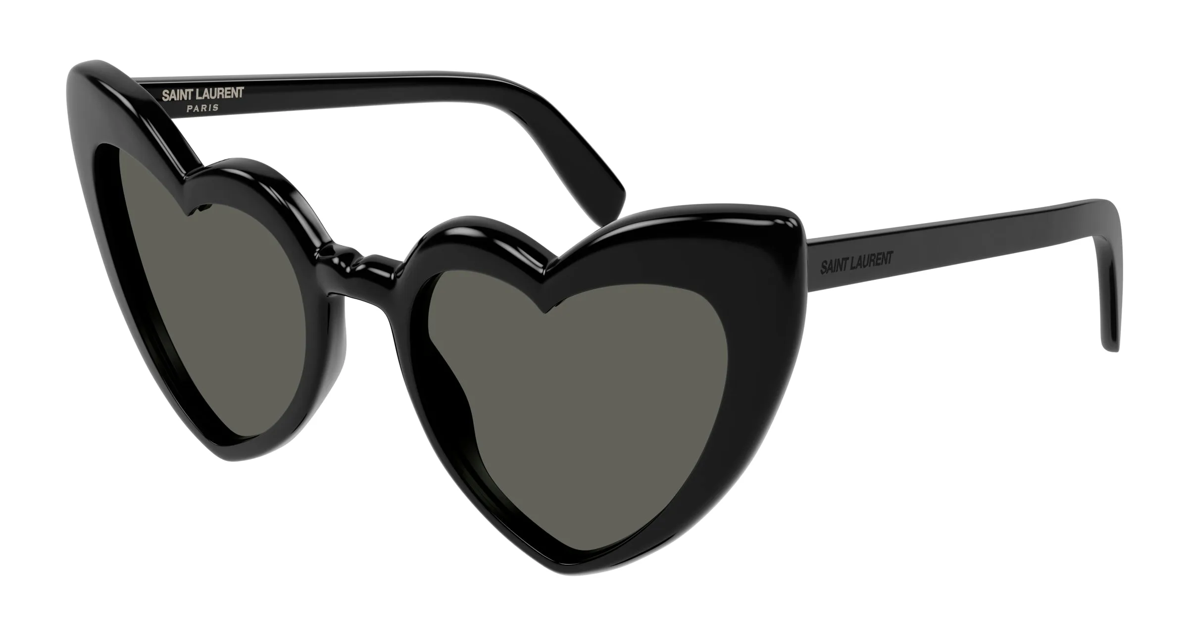 SAINT LAURENT SL 181 LOULOU 001 Occhiali da sole Plastica Nero Grigio Geometrica Normale - immagine 1