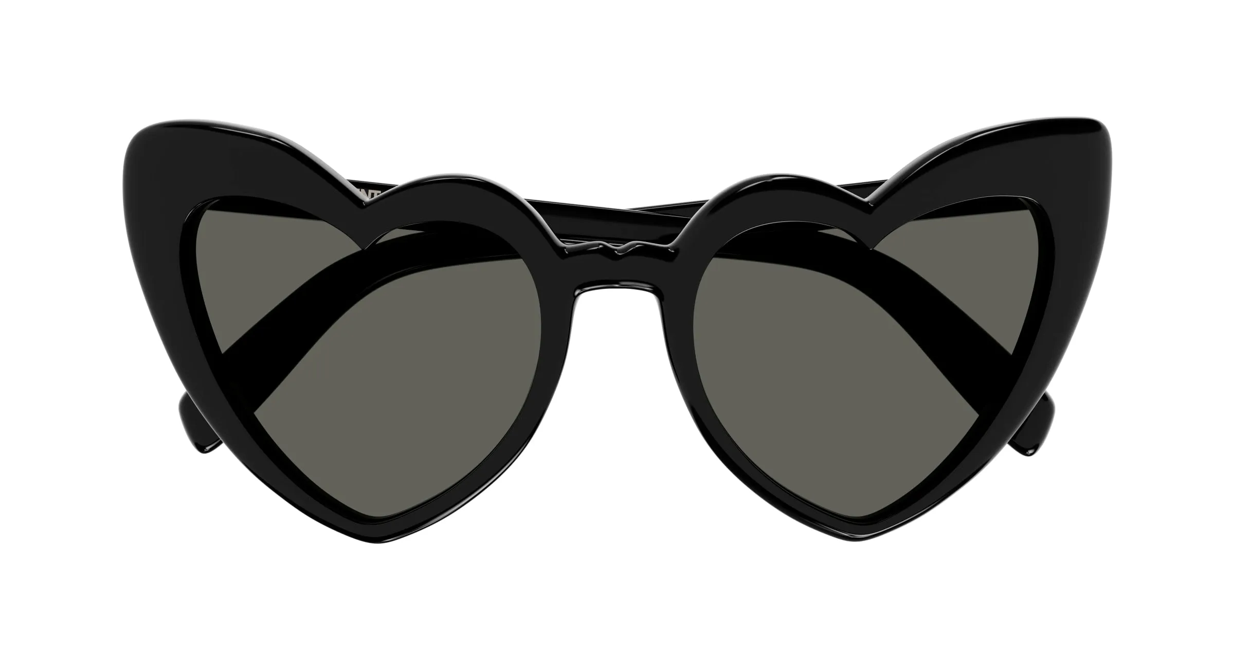 SAINT LAURENT SL 181 LOULOU 001 Occhiali da sole Plastica Nero Grigio Geometrica Normale - immagine 2