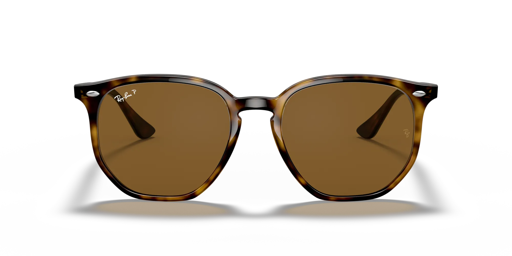 Ray - Ban RB4306 710/83 Occhiali da sole Iniettato Tartaruga Geometrica Polarizzata - immagine 3