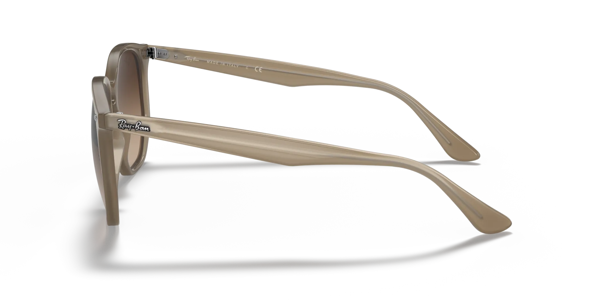Ray - Ban RB4306 616613 Occhiali da sole Iniettato Beige Marrone Geometrica Normale - immagine 4