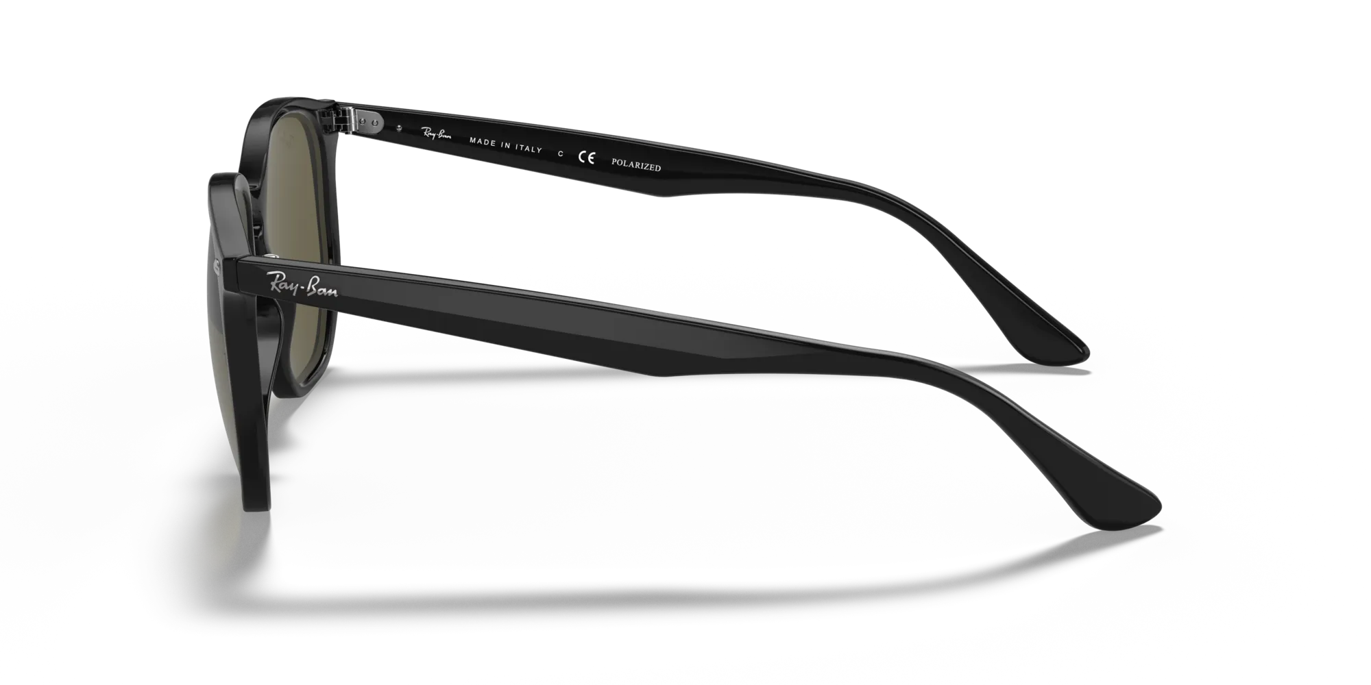 Ray - Ban RB4306 601/9A Occhiali da sole Iniettato Nero G15 Geometrica Polarizzata - immagine 4