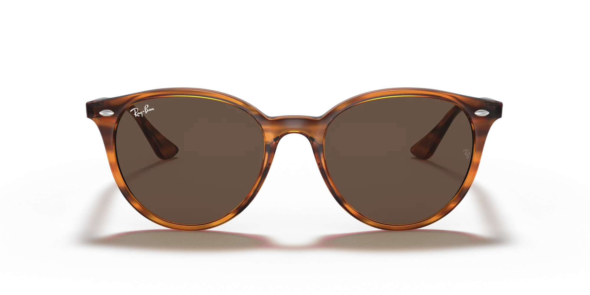 Ray - Ban RB4305 820/73 Occhiali da sole Iniettato Rosso Marrone Pantos Normale - immagine 3