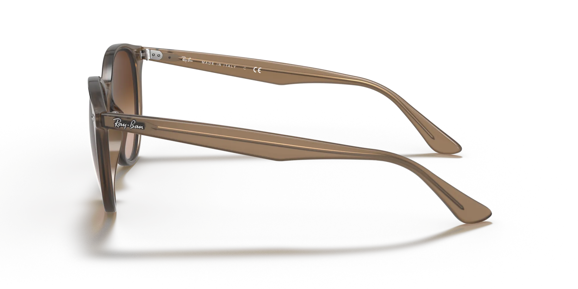 Ray - Ban RB4305 616613 Occhiali da sole Iniettato Beige Marrone Pantos Normale Sfumato - immagine 4