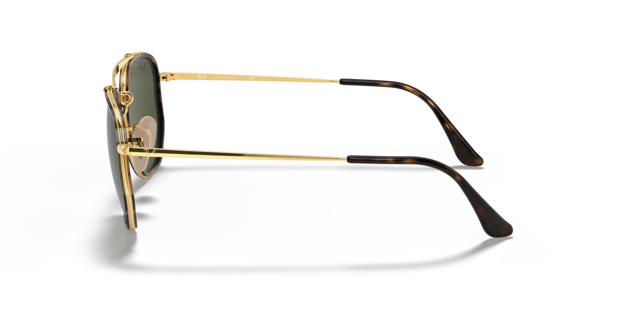 Ray - Ban RB3648M THE MARSHAL II 001 Occhiali da sole Metallo Oro G15 Geometrica Normale - immagine 4