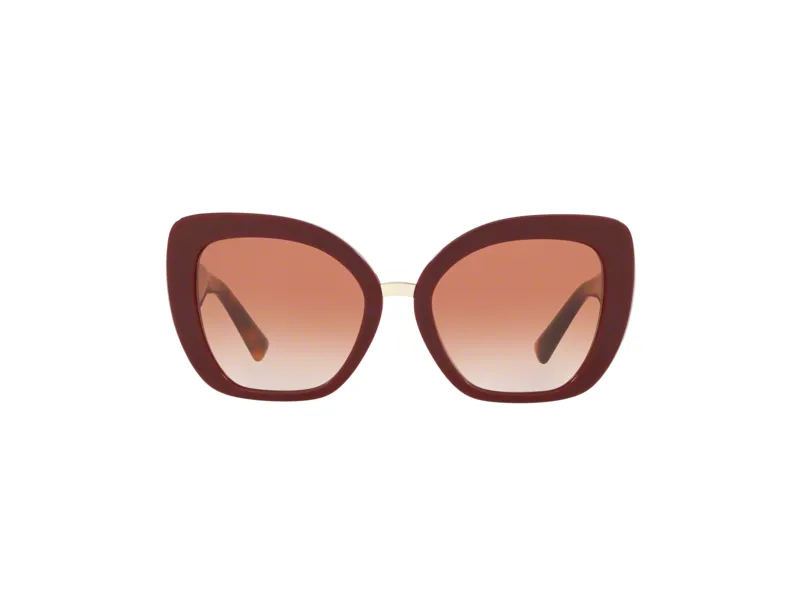 Valentino VA4057 513913 Occhiali da sole outlet Plastica Rosso Marrone Farfalla Normale Sfumato - immagine 2