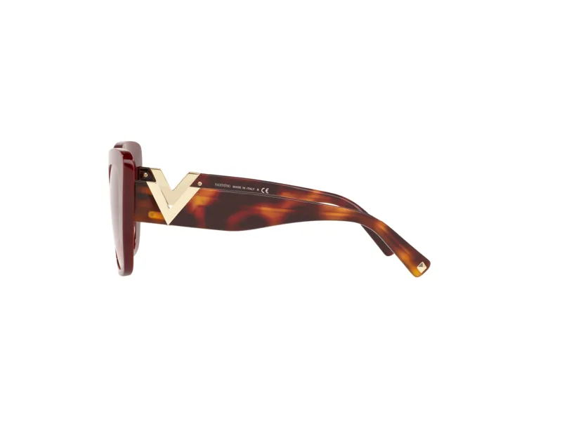 Valentino VA4057 513913 Occhiali da sole outlet Plastica Rosso Marrone Farfalla Normale Sfumato - immagine 4