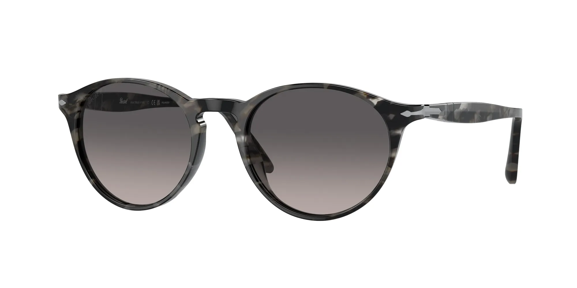 Persol PO3092SM 9057M3 Occhiali da sole Plastica Grigio Grigio Pantos Polarizzata Sfumato - immagine 1