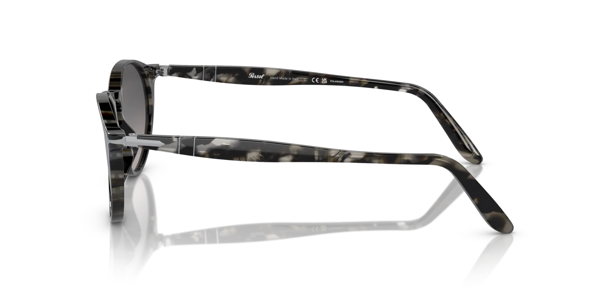 Persol PO3092SM 9057M3 Occhiali da sole Plastica Grigio Grigio Pantos Polarizzata Sfumato - immagine 4