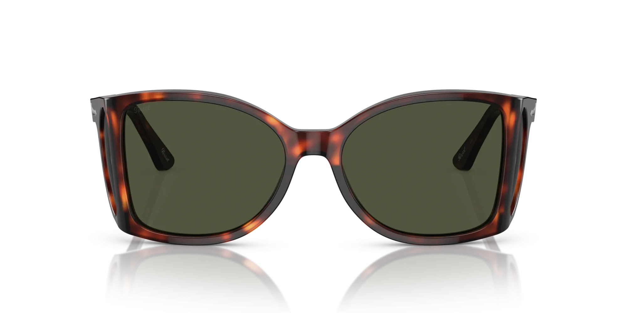 Persol PO0005 24/31 Occhiali da sole Acetato Tartaruga Verde Squadrata Normale - immagine 3