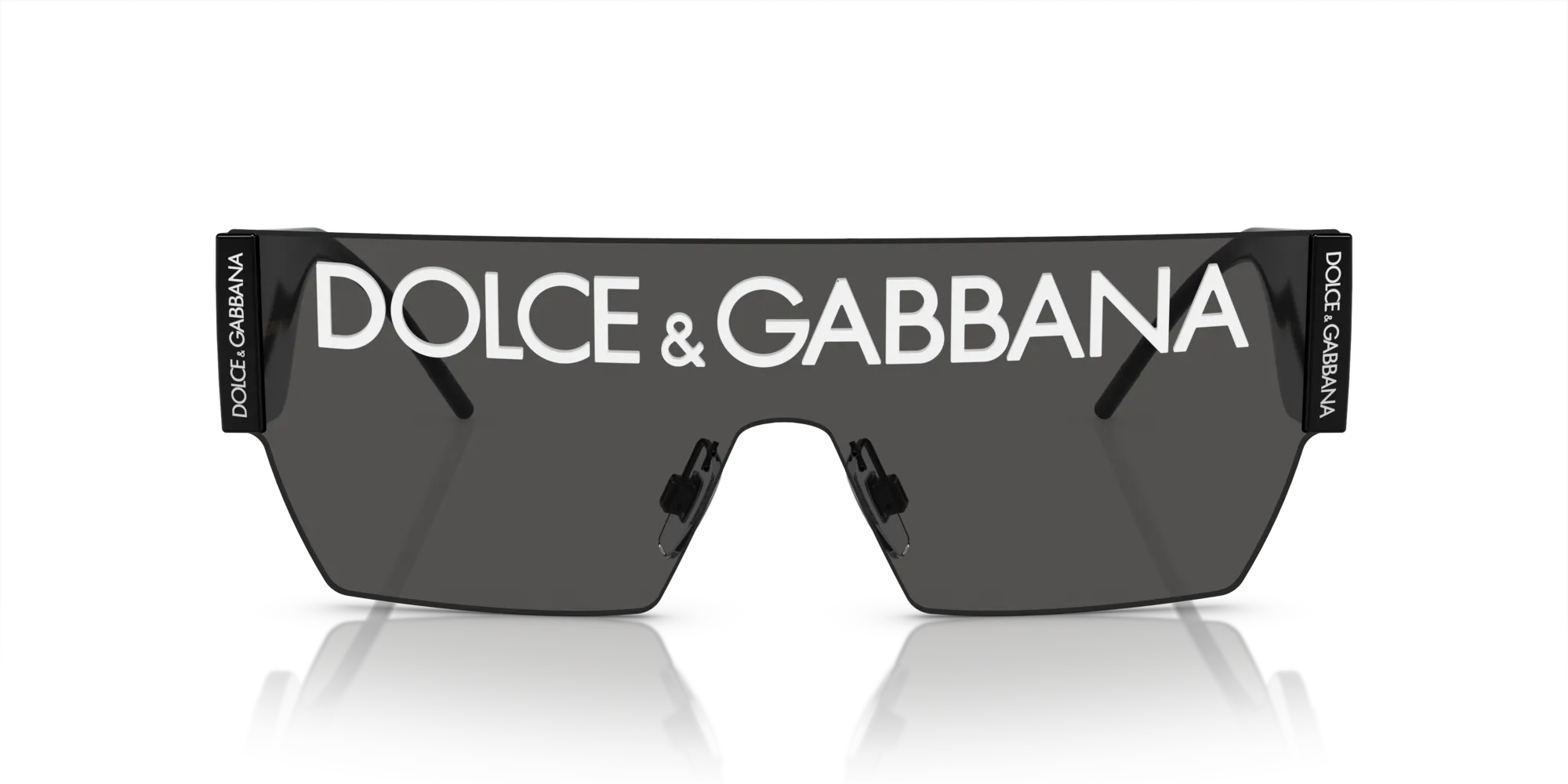 Dolce & Gabbana DG2233 01/87 Occhiali da sole Metallo Nero Grigio Cat Eye Normale Sfumato - immagine 3