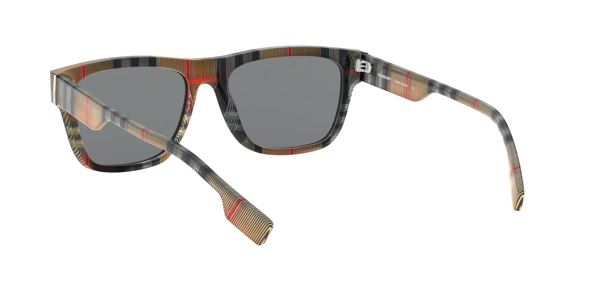 Burberry BE4293 380687 Occhiali da sole Acetato Nero Grigio Squadrata Normale - immagine 4