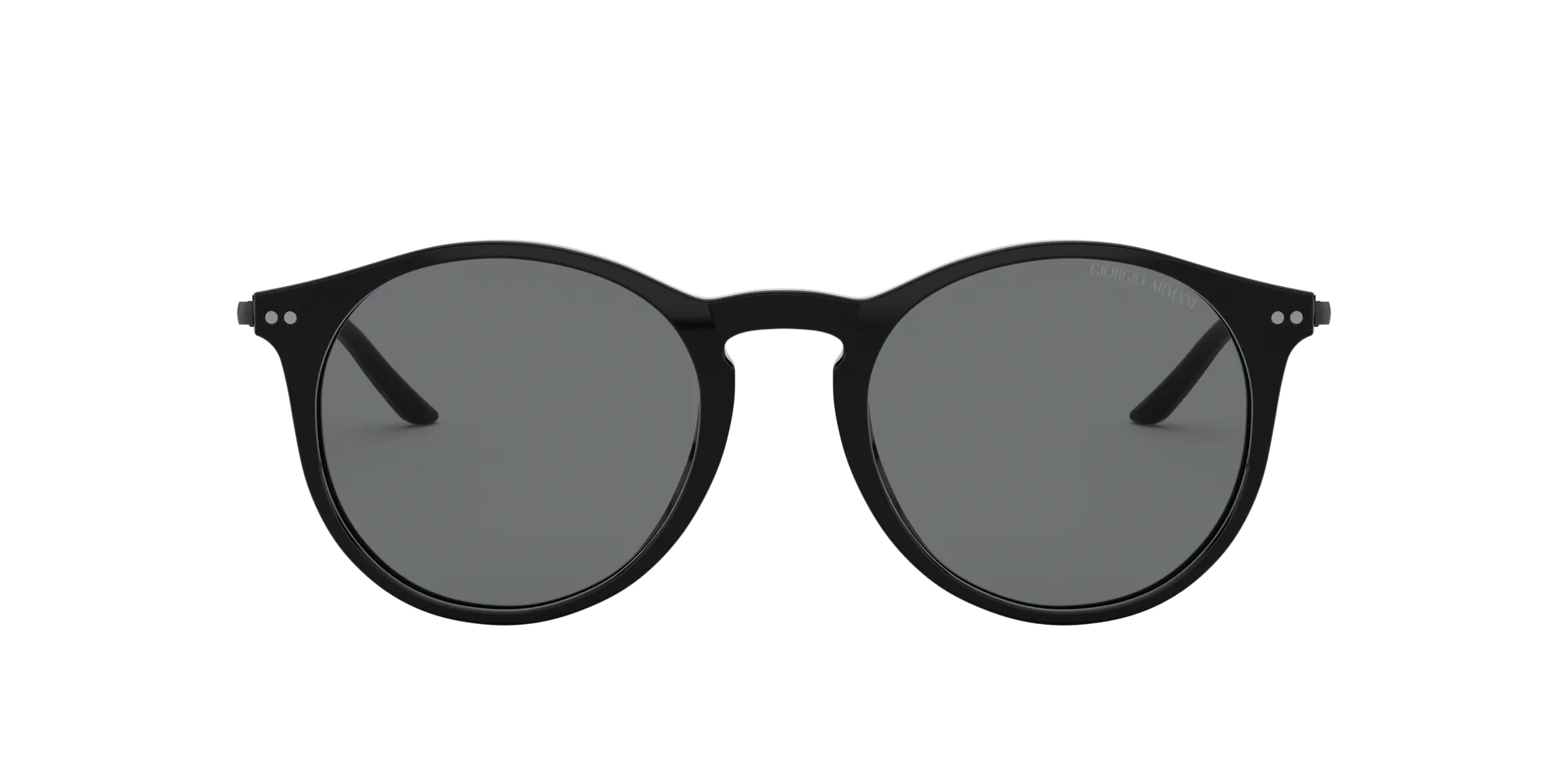 Giorgio Armani AR8121 500187 Occhiali da sole Acetato Nero Grigio Pantos Normale - immagine 2