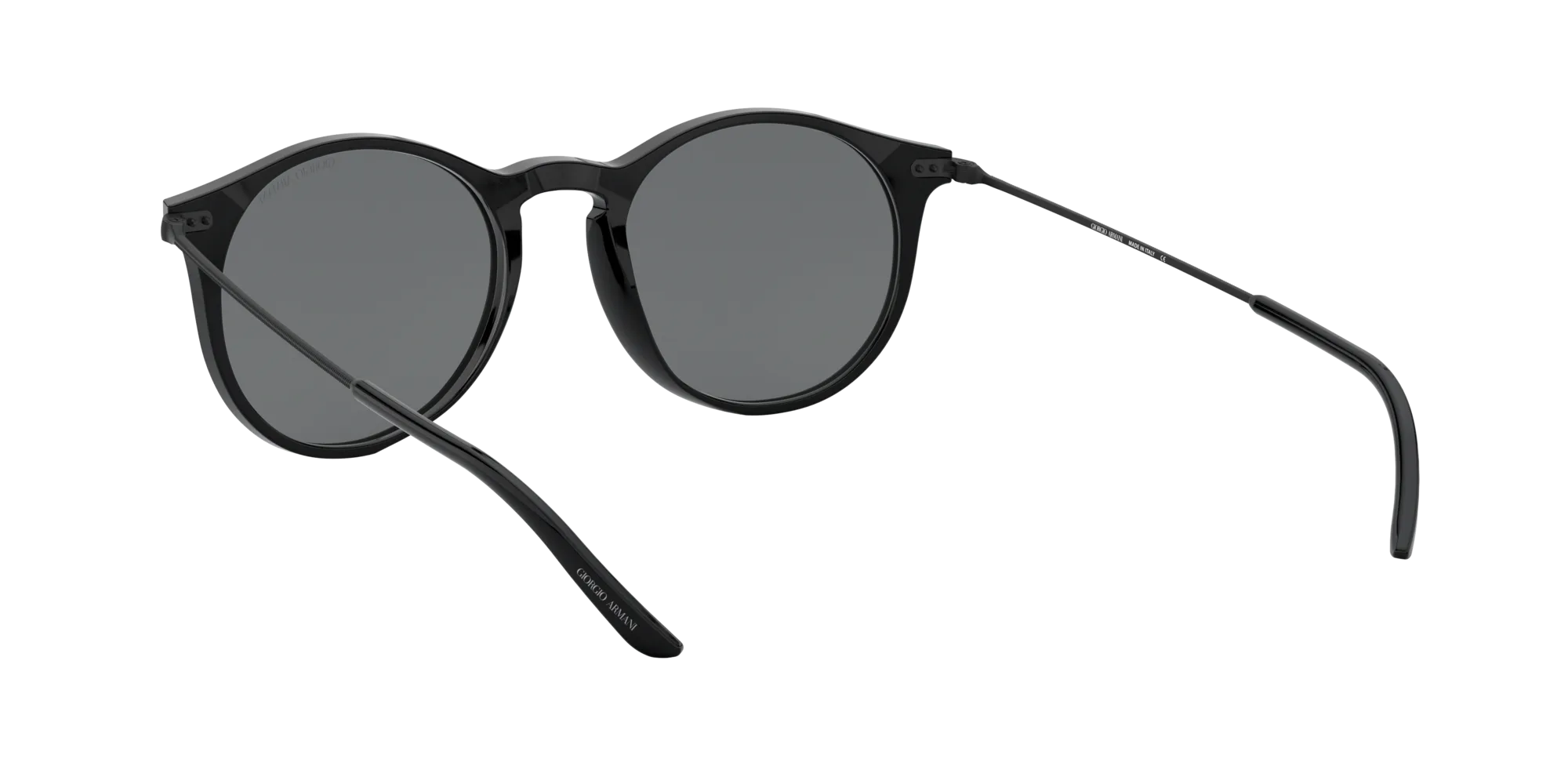 Giorgio Armani AR8121 500187 Occhiali da sole Acetato Nero Grigio Pantos Normale - immagine 4