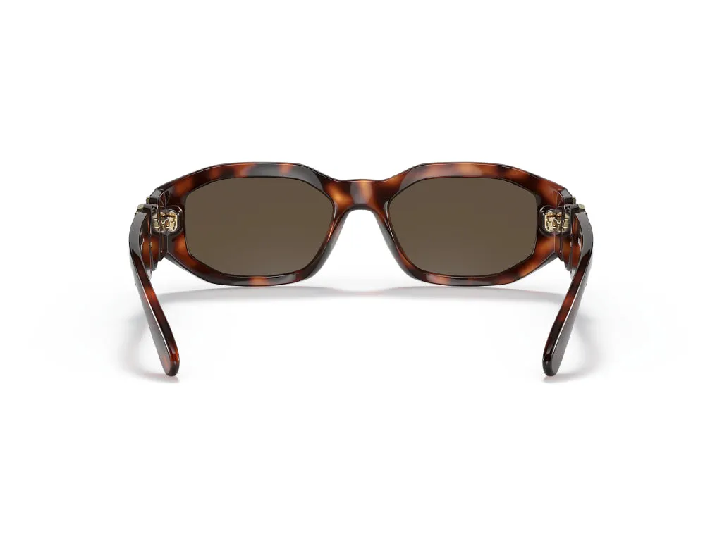 Versace VE4361 521773 Occhiali da sole Nylon Tartaruga Marrone Geometrica Normale - immagine 3