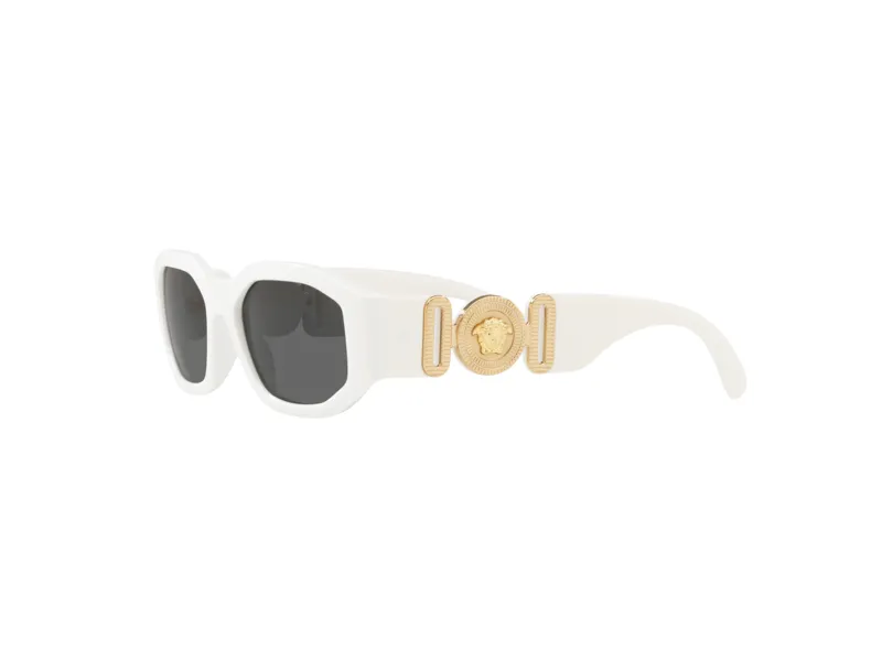 Versace VE4361 401/87 Occhiali da sole Nylon Bianco Grigio Geometrica Normale - immagine 3