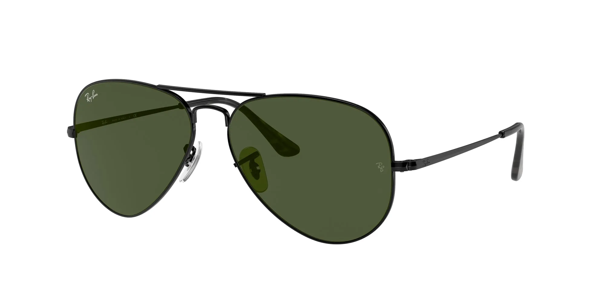Ray - Ban RB3689 AVIATOR METAL II 914831 Occhiali da sole Metallo Nero G15 Pilot Normale - immagine 1