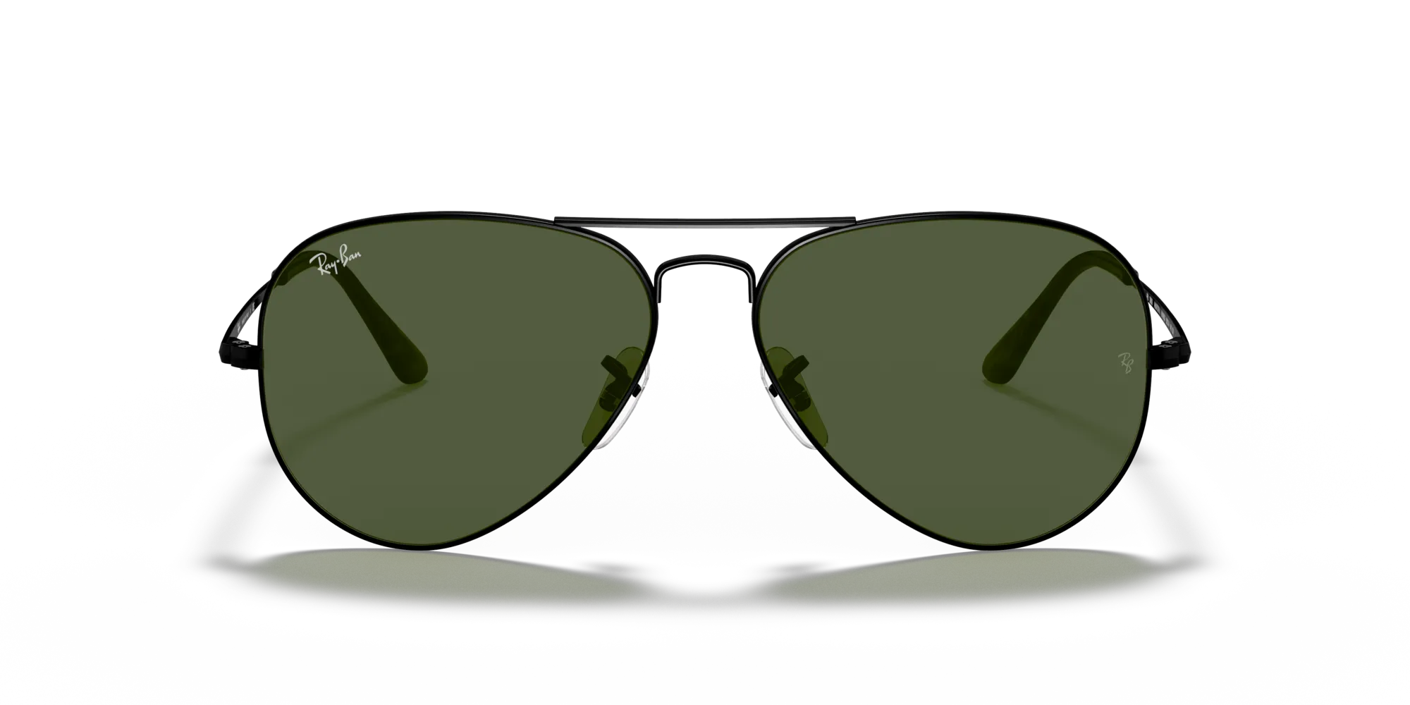 Ray - Ban RB3689 AVIATOR METAL II 914831 Occhiali da sole Metallo Nero G15 Pilot Normale - immagine 3