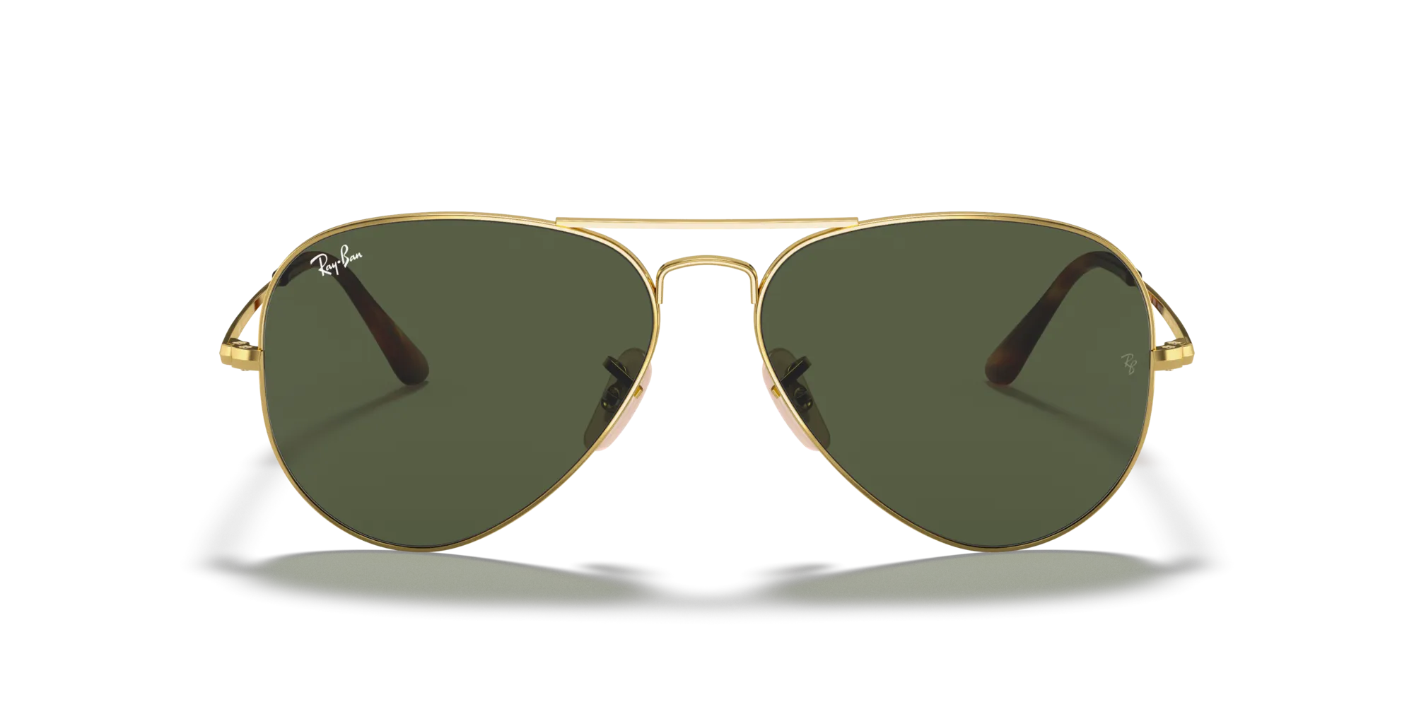 Ray - Ban RB3689 AVIATOR METAL II 914731 Occhiali da sole Metallo Oro G15 Pilot Normale - immagine 3