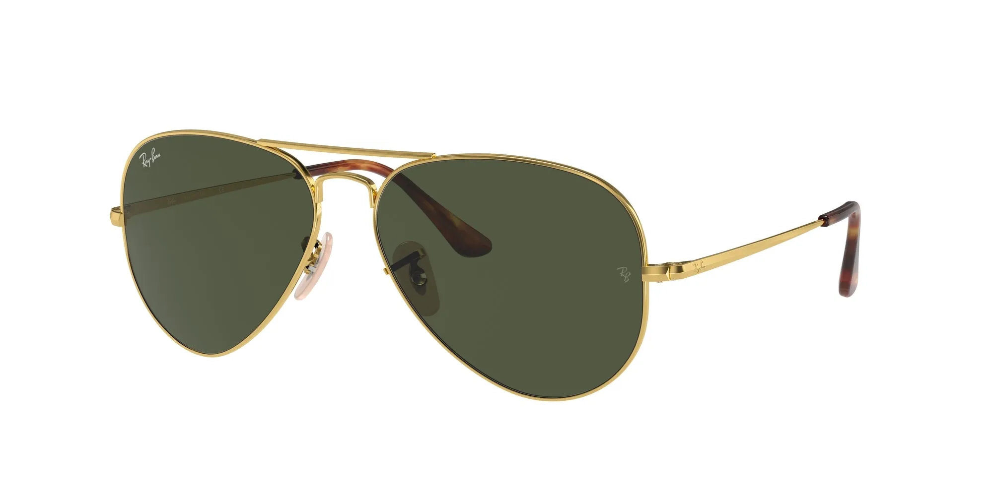 Ray - Ban RB3689 AVIATOR METAL II 914731 Occhiali da sole Metallo Oro G15 Pilot Normale - immagine 1