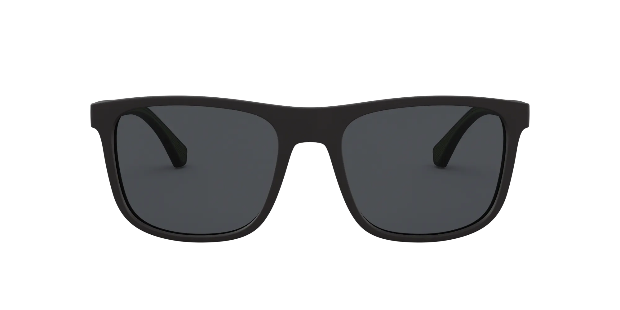 Emporio Armani EA4129 504287 Occhiali da sole Iniettato Nero Grigio Squadrata Normale - immagine 2