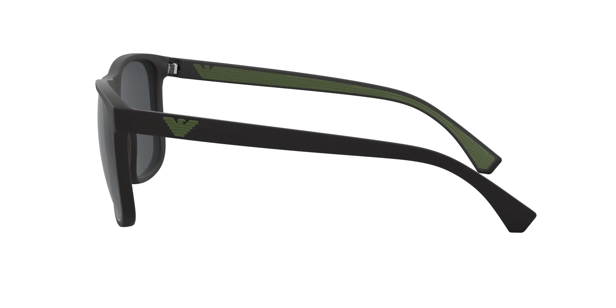 Emporio Armani EA4129 504287 Occhiali da sole Iniettato Nero Grigio Squadrata Normale - immagine 3