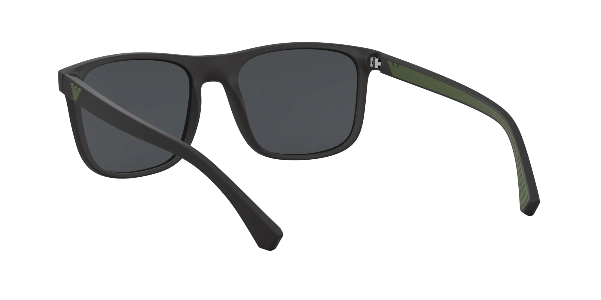 Emporio Armani EA4129 504287 Occhiali da sole Iniettato Nero Grigio Squadrata Normale - immagine 4