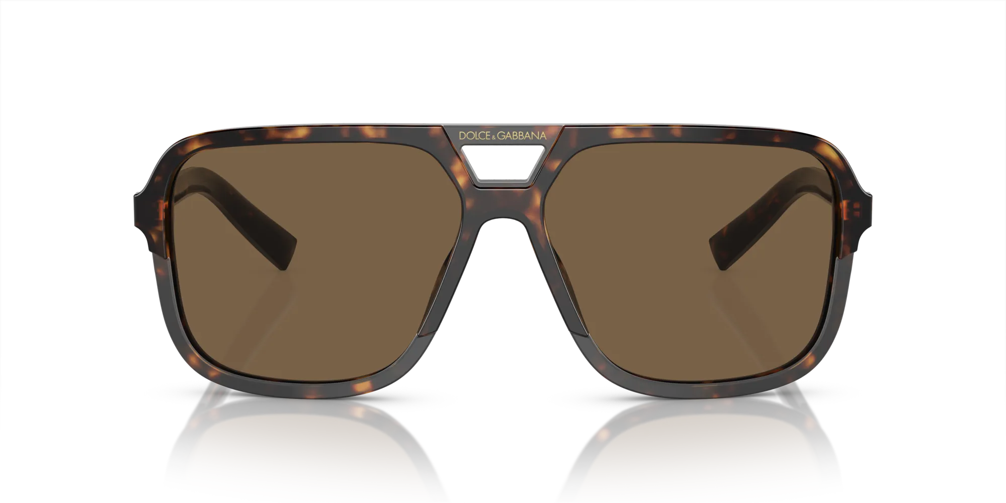 Dolce & Gabbana DG4354 502/73 Occhiali da sole Acetato Tartaruga Marrone Squadrata Normale Sfumato - immagine 3