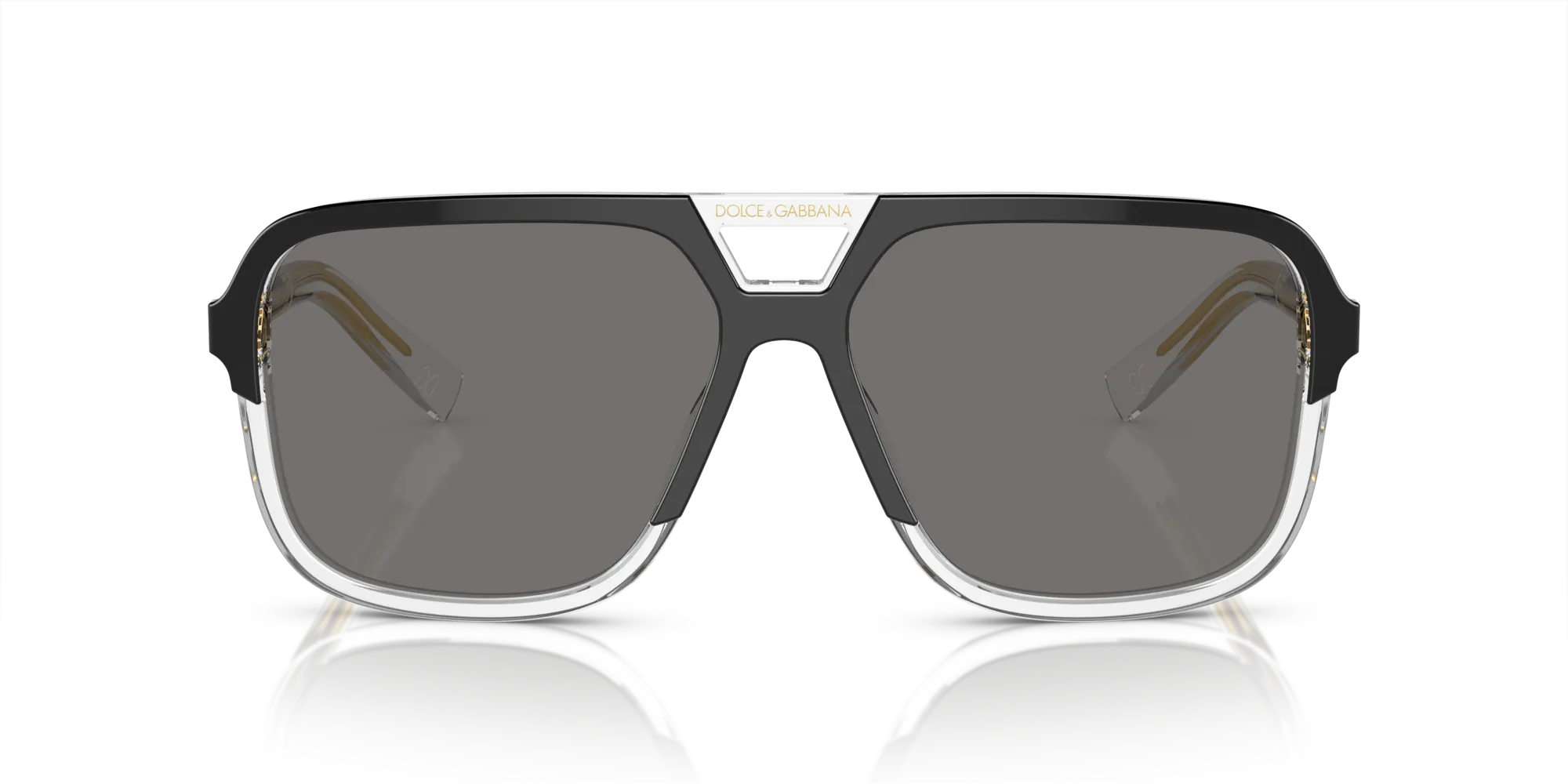 Dolce & Gabbana DG4354 501/81 Occhiali da sole Acetato Nero Grigio Squadrata Polarizzata - immagine 3
