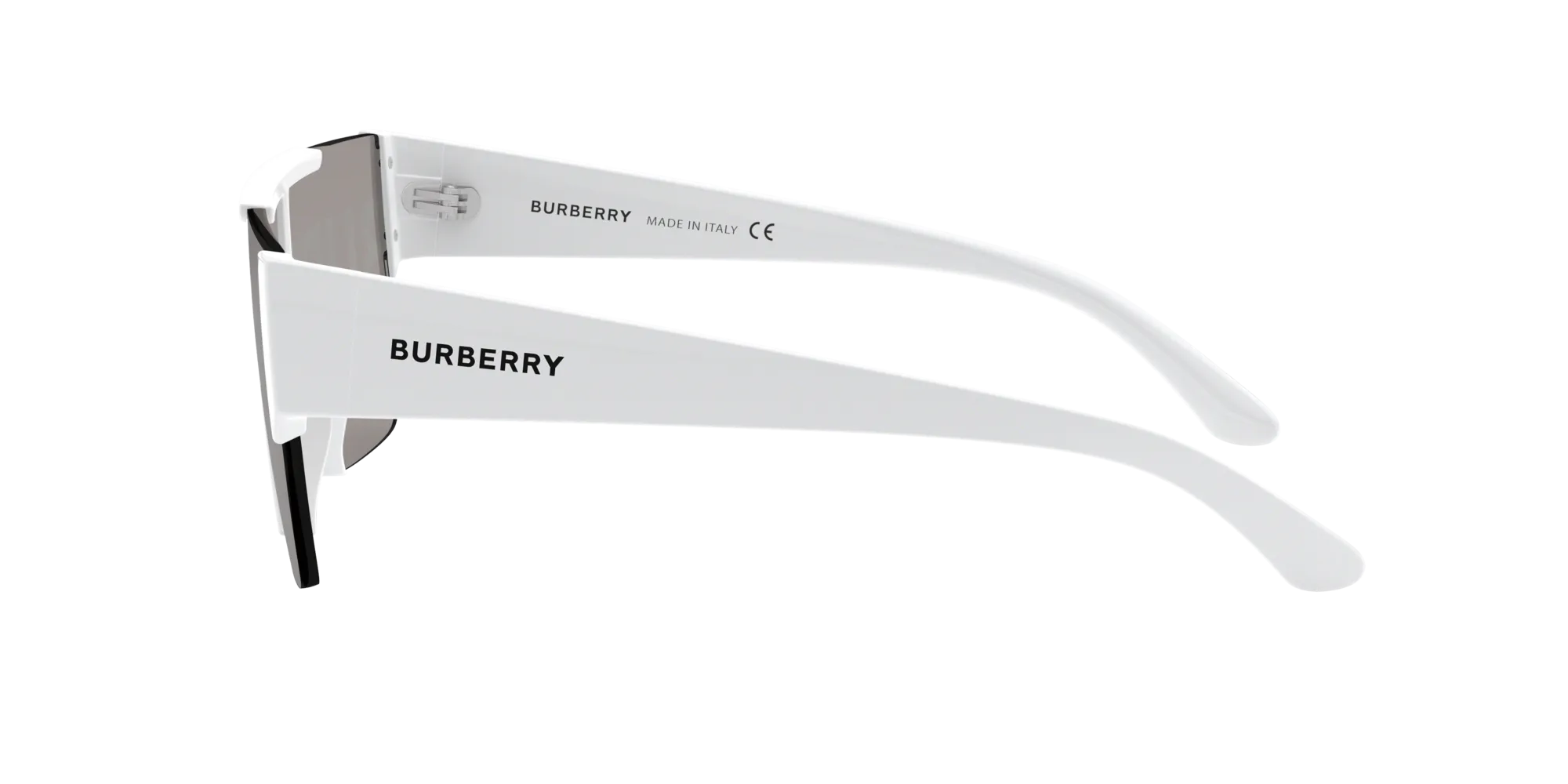 Burberry BE4291 3007/H Occhiali da sole Nylon Bianco Grigio Squadrata Normale Decorazione - immagine 3