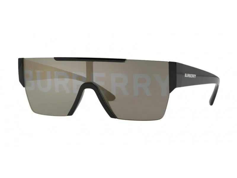 Burberry BE4291 3001/G Occhiali da sole Nylon Nero Grigio Squadrata Normale Decorazione - immagine 1