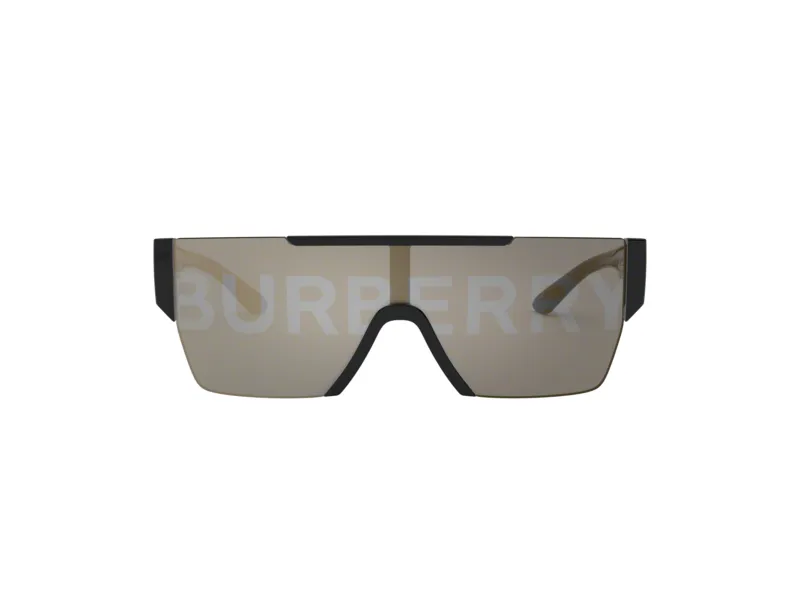 Burberry BE4291 3001/G Occhiali da sole Nylon Nero Grigio Squadrata Normale Decorazione - immagine 2