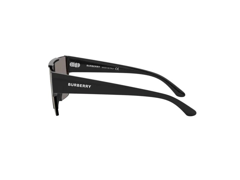 Burberry BE4291 3001/G Occhiali da sole Nylon Nero Grigio Squadrata Normale Decorazione - immagine 4