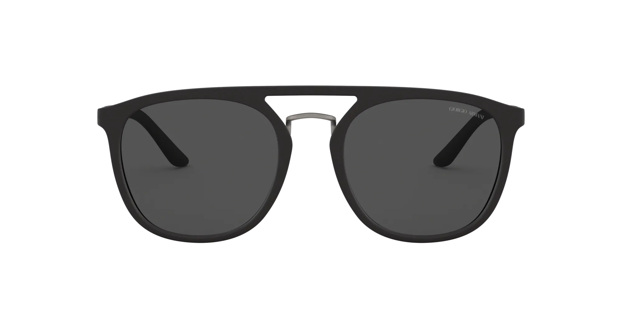 Giorgio Armani AR8118 500187 Occhiali da sole Iniettato Nero Grigio Squadrata Normale - immagine 2