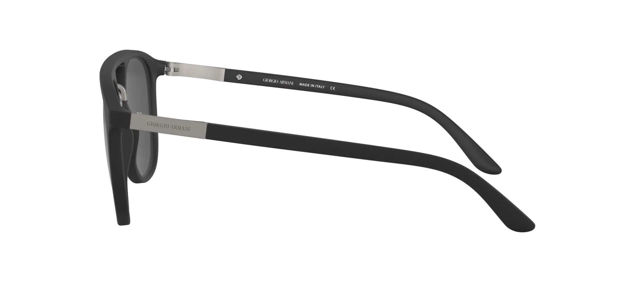Giorgio Armani AR8118 500187 Occhiali da sole Iniettato Nero Grigio Squadrata Normale - immagine 3