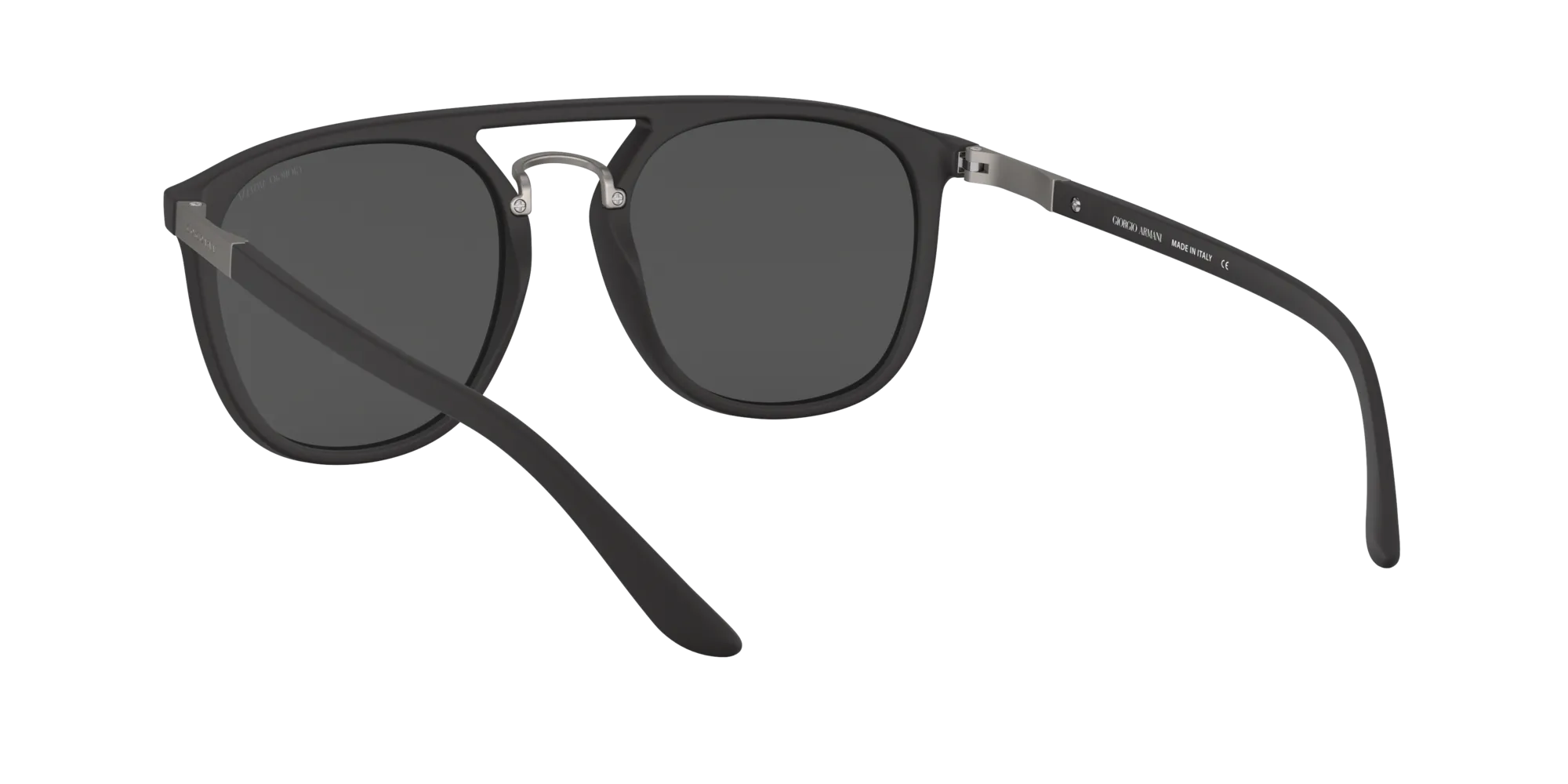 Giorgio Armani AR8118 500187 Occhiali da sole Iniettato Nero Grigio Squadrata Normale - immagine 4
