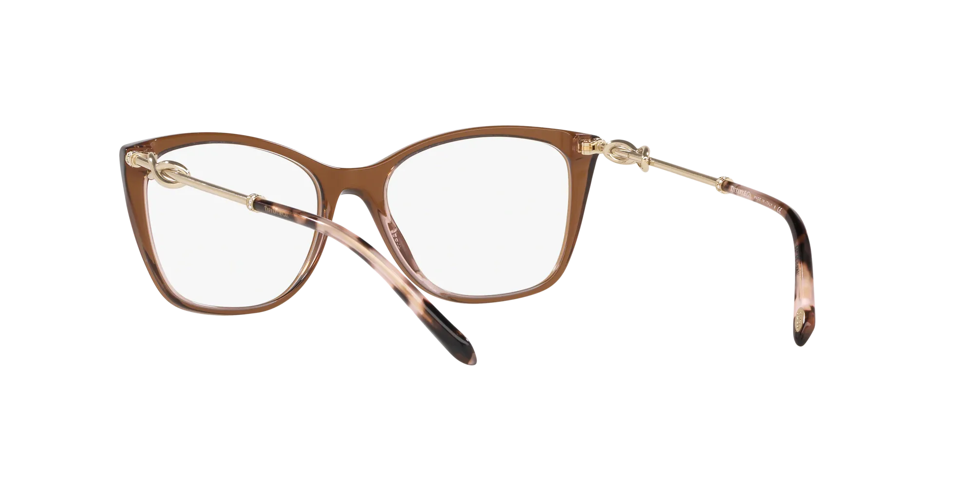 Tiffany TF2160B 8255 Montature da vista Acetato Marrone Squadrata Normale - immagine 4