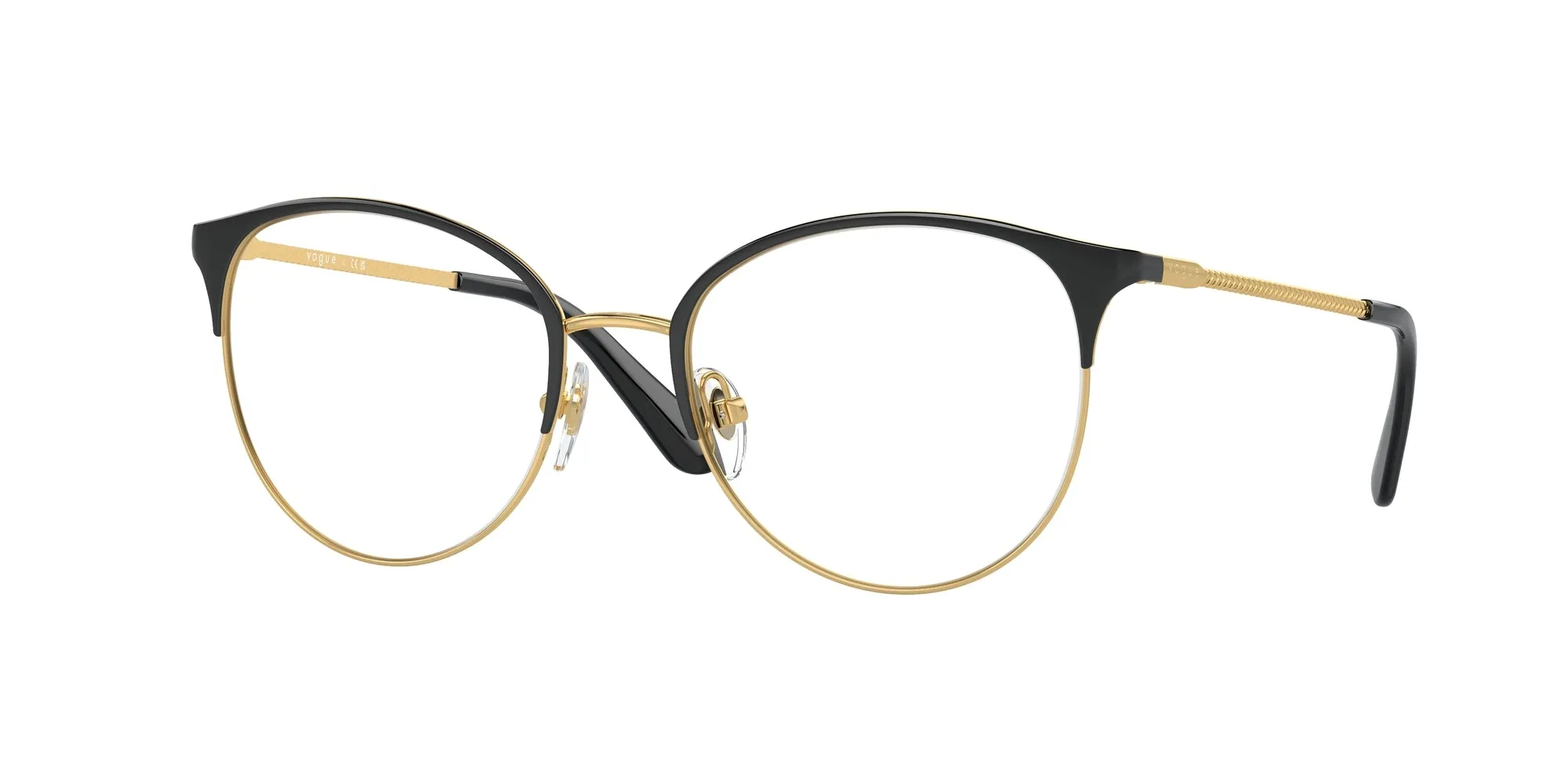 VOGUE EYEWEAR VO4108 280 Montature da vista Metallo Nero Pantos Normale - immagine 1