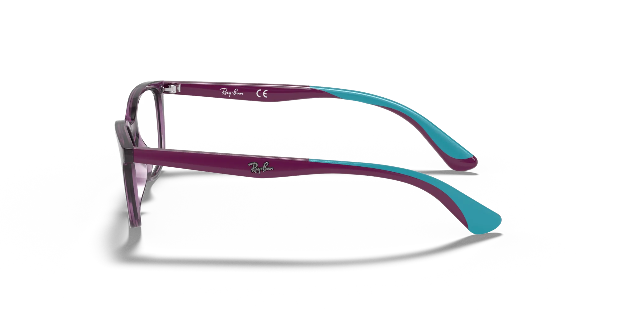 Ray - Ban RY1586 3776 Montature da vista bambino Plastica Viola Squadrata - immagine 4