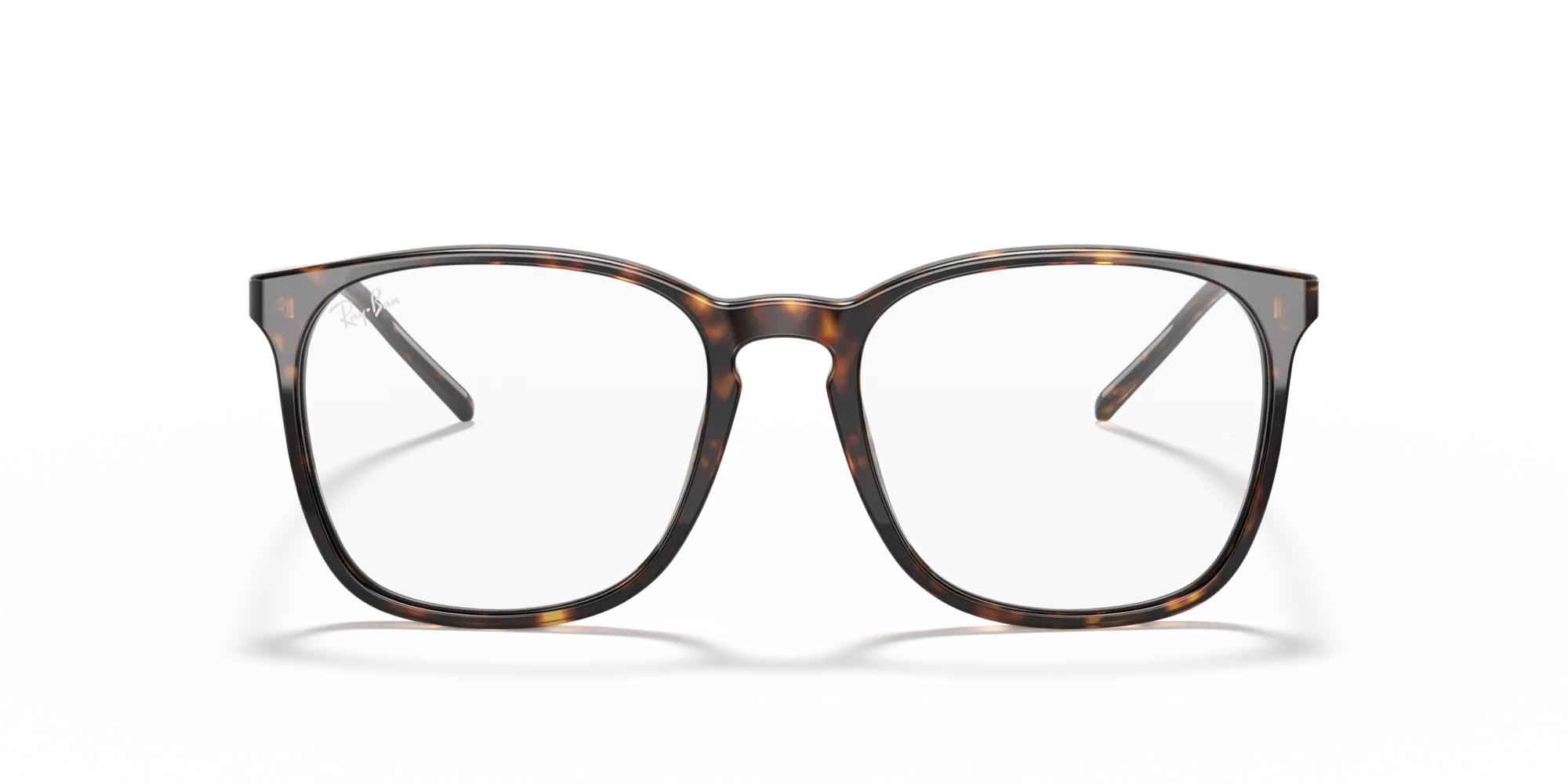 Ray - Ban RX5387 2012 Montature da vista Acetato Tartaruga Trasparente Squadrata Normale - immagine 3