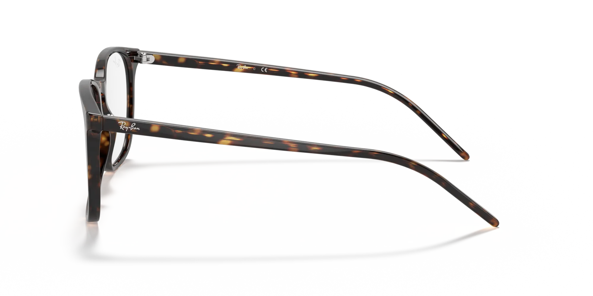 Ray - Ban RX5387 2012 Montature da vista Acetato Tartaruga Trasparente Squadrata Normale - immagine 4